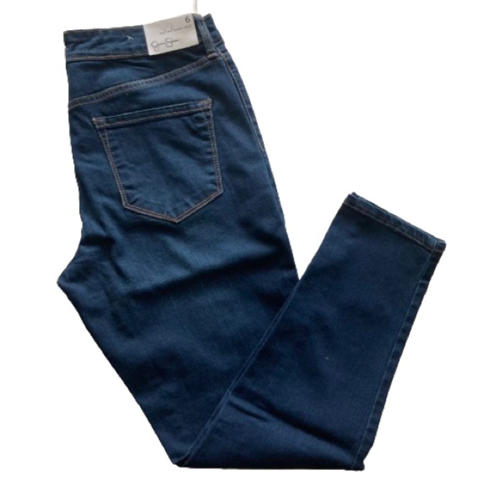 Jessica Simpson High Rise Skinny Angle Jean Pants Ladies Size 6 NWT